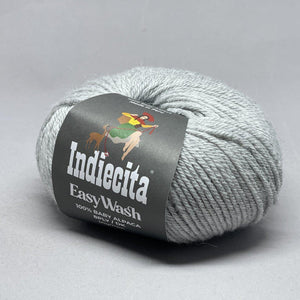 Indiecita Easy Wash DK 100% Baby Alpaca Silver 