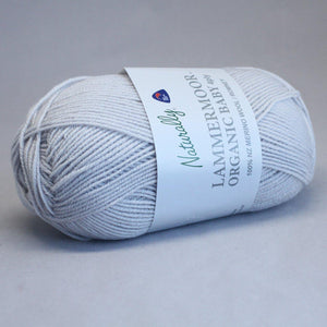 Lammermoor Organic Baby 4ply Silver Grey 