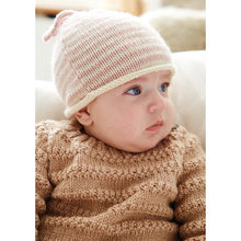 Load image into Gallery viewer, Rowan Aida Baby Striped Hat Pattern