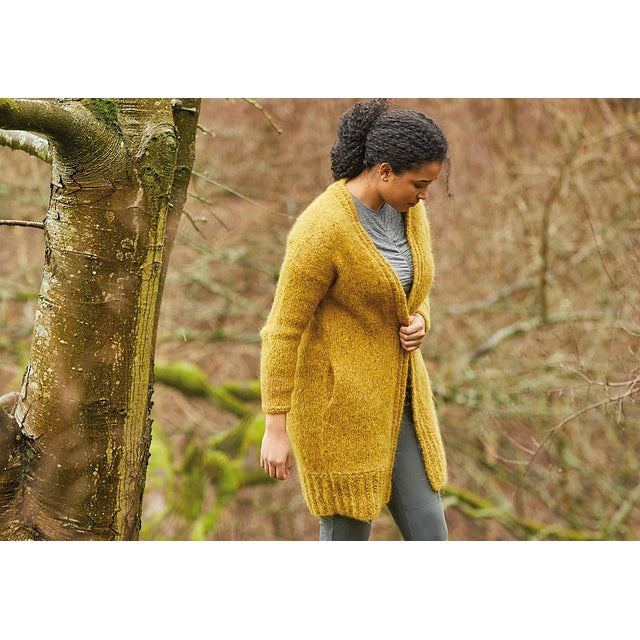 Rowan Horizon Long Cardigan Pattern and yarns at Knitnstitch Mt Eden