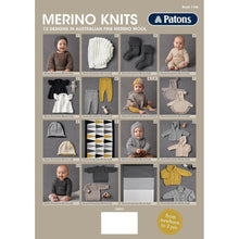 Load image into Gallery viewer, 1106 Merino Baby Knitting Pattern Booklet 
