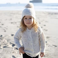 1319 Tweedie Mesh Cardigan 4ply Knitting Pattern 4 - 14 years 
