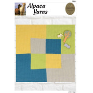 1934 Easy Colour Block Baby Blanket 4Ply Pattern