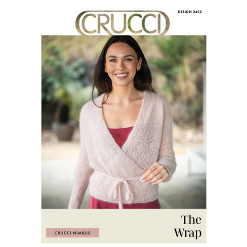 2402 Crucci Nimbus Wrap Knitting Pattern 