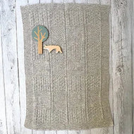 2634 Worsted Baby Texture Blanket Knitting Pattern 