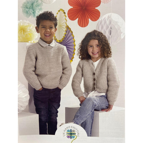 270 Sweater and Cardigan Waffle Stitch Knitting Pattern 