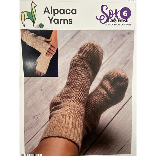 2808 Sox 6ply Simple Socks and Handwarmers Crochet Pattern 