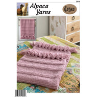 2919 Casual Throw with Tassels Knitting Pattern 