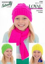 Load image into Gallery viewer, K705 Three Beanie hats for teens Knitting Pattern
