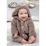 383 Precious Baby Fake Fur Knitting Pattern Booklet 