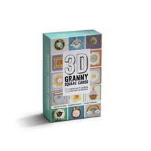 Load image into Gallery viewer, 3D Granny Square Cards 
