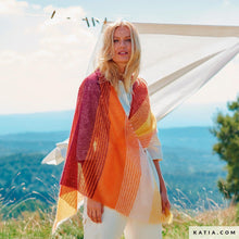 Load image into Gallery viewer, Katia.com Foulard Oversized Triangular Shawl
