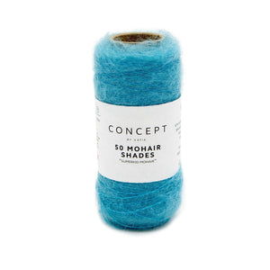 50 Mohair Shades by Concept by Katia 26 Turquoise 