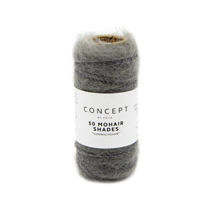 50 Mohair Shades by Concept by Katia 4 Medium Grey 