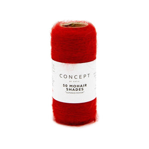 50 Mohair Shades by Concept by Katia 43 Red 