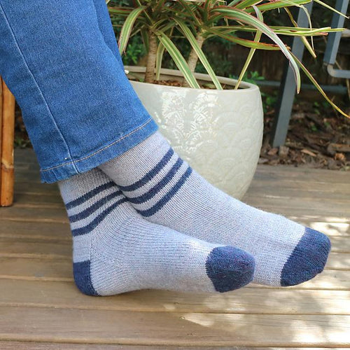 Triple Stripe Sock Pattern