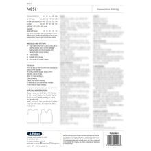 Load image into Gallery viewer, 9011 Alpine Vest 12ply Knitting Pattern for Men 
