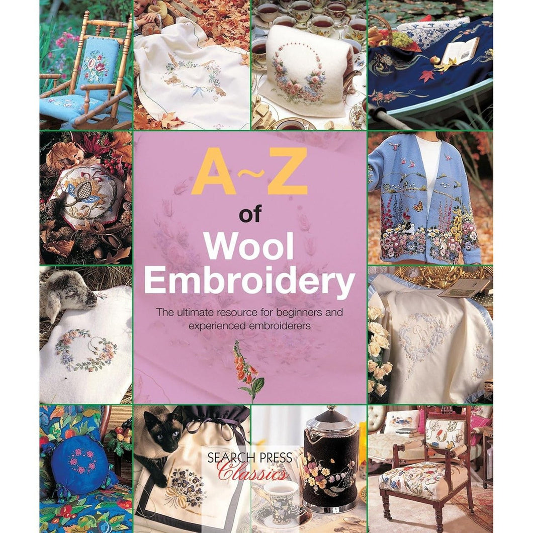 A~Z of Wool Embroidery Resource at Knitnstitch Mt Eden