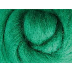 Ashford Corriedale Sliver Colour Packs 100g 022 Green