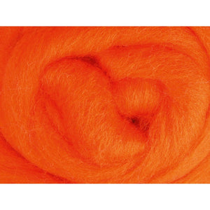 Ashford Corriedale Sliver Colour Packs 100g 024 Orange 
