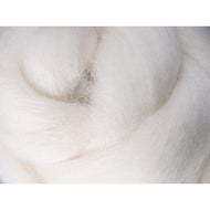 Ashford Corriedale Sliver Colour Packs 100g 091 White Corriedale (30 micron)