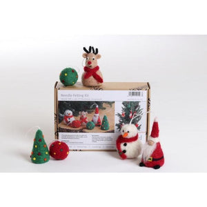 Ashford Needle Felting Kits Set of Christmas Ornaments