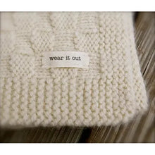 Load image into Gallery viewer, Basketweave Blanket Knitting Pattern 
