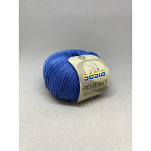 Bio Sesia 5 100% Organic Combed Cotton 4ply 550 Bluebell 