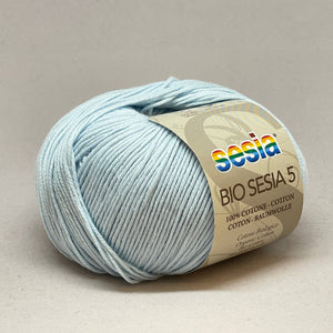 Bio Sesia 5 100% Organic Combed Cotton 4ply 1263 Baby Blue 
