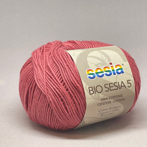 Bio Sesia 5 100% Organic Combed Cotton 4ply 1753 Rose 