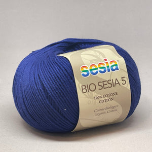 Bio Sesia 5 100% Organic Combed Cotton 4ply 2689 Royal Blue 