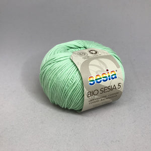 Bio Sesia 5 100% Organic Combed Cotton 4ply 4291 Pale Green 