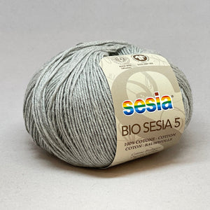 Bio Sesia 5 100% Organic Combed Cotton 4ply 460 Marle Grey 