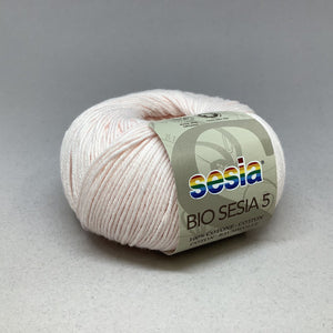 Bio Sesia 5 100% Organic Combed Cotton 4ply 84 Blush Pink 