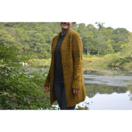 Boho Texture Cardi Knitting Pattern by Annie Lupton 