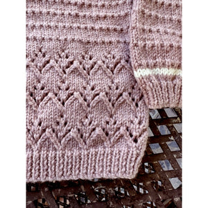 Brooke Sweater and Hat 8ply Knitting Pattern 