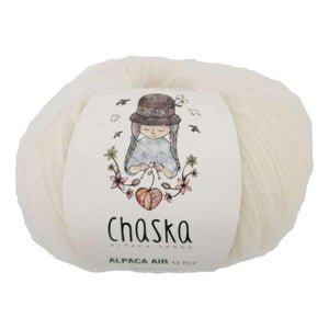 Chaska Alpaca Air 12Ply Brushed 8059 Natural Cream