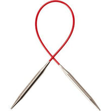 Load image into Gallery viewer, ChiaoGoo Knit Red Regular Tip Circular Needle 2mm / 23cm
