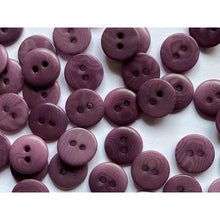 Load image into Gallery viewer, Coloured Corozo Buttons 11mm, 15mm &amp; 20mm 11mm Amethyst 
