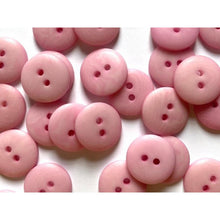 Load image into Gallery viewer, Coloured Corozo Buttons 11mm, 15mm &amp; 20mm 15mm Matt Pale Pink 
