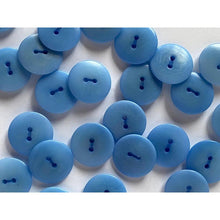 Load image into Gallery viewer, Coloured Corozo Buttons 11mm, 15mm &amp; 20mm 15mm Cornflower Blue 
