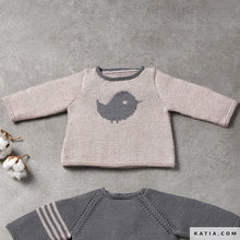 Load image into Gallery viewer, Katia Jumper with Embroidered Bird Motif
