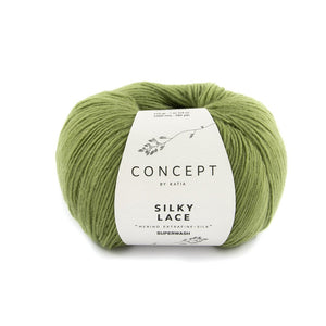 Concept by Katia Silky Lace Apple Green 