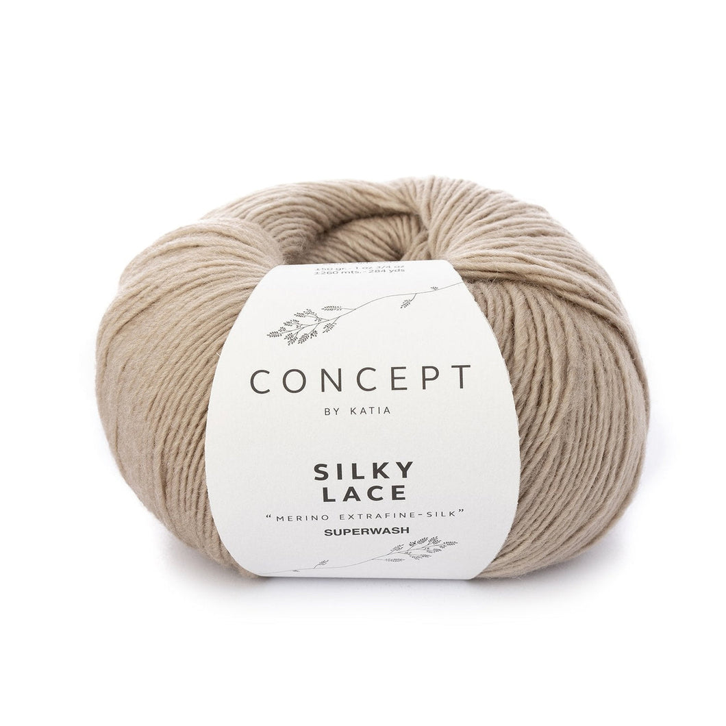 Silky Lace 2ply Yarn from Concept by Katia at Knitnstitch Mt Eden