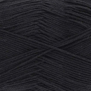 Cotton Socks 4ply Black 