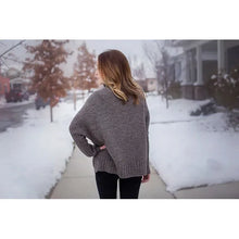 Load image into Gallery viewer, Cottonwood Turtleneck Sweater Knitting Pattern 
