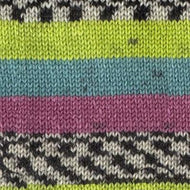 Crucci Prints Sock Wool 4ply 27 Licorice Allsorts 