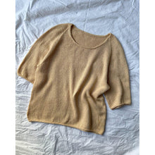 Load image into Gallery viewer, Cumulus Tee O-Neck Knitting Pattern by PetiteKnit 
