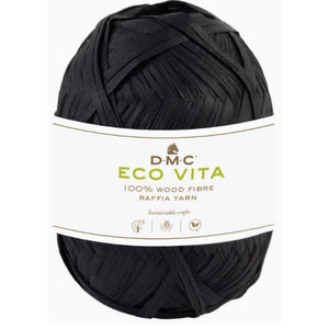 DMC Eco Vita Raffia Yarn Black 