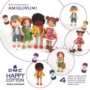 DMC Happy Cotton and Happy Chenille Crochet Pattern Booklets Booklet 19 Friends 